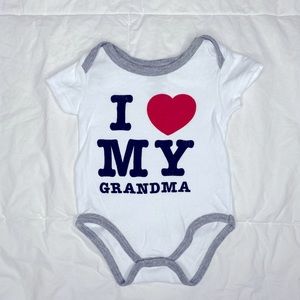 I ❤️ Grandma onesie